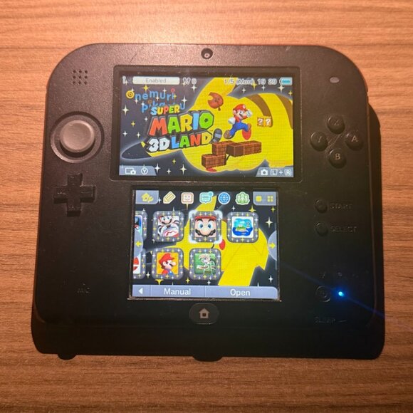 Nintendo 2DS Console Black/Red with Pokemon Bank, Poke Transporter & Games - Picture 13 of 16